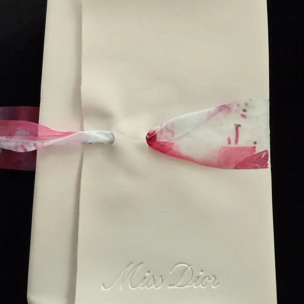 Brand New Miss Dior notebook with Pink Ribbon